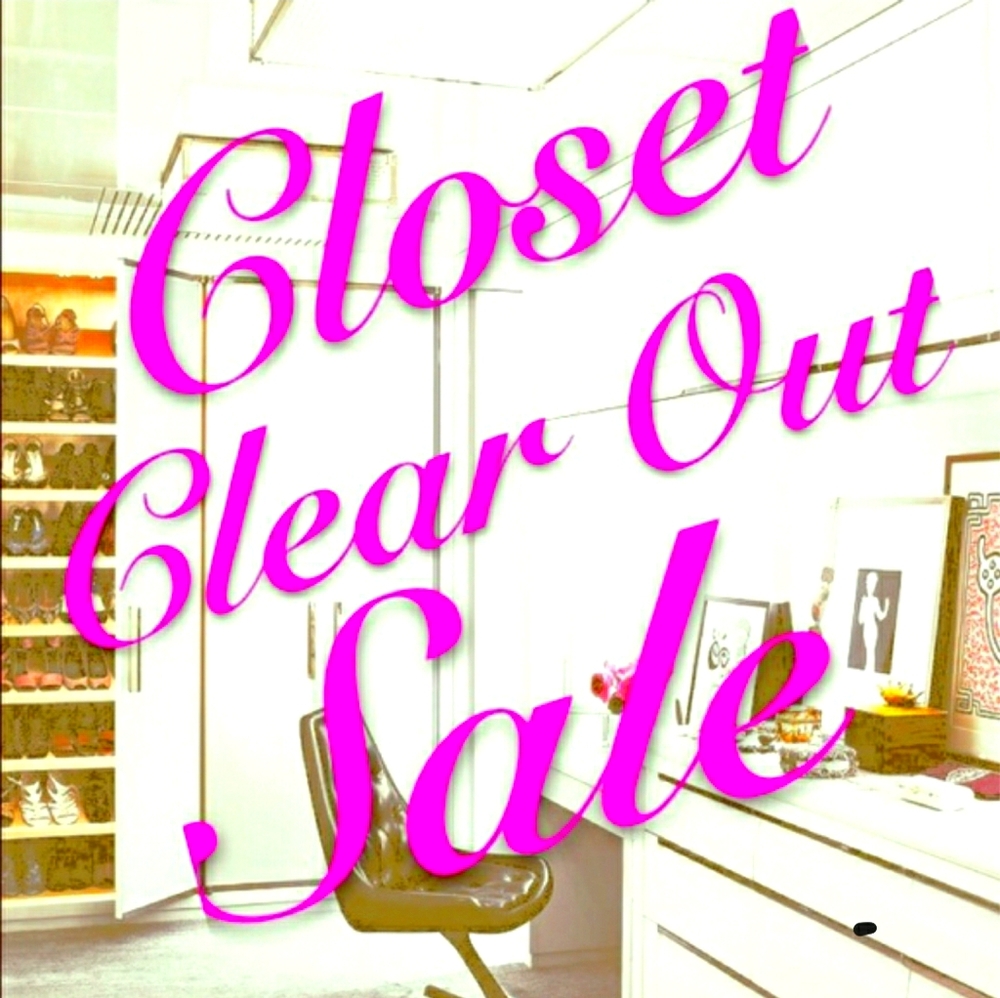Clearing out my closet!!!